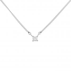 PT850 ソリティア ダイヤモンド ネックレス 0.08CT