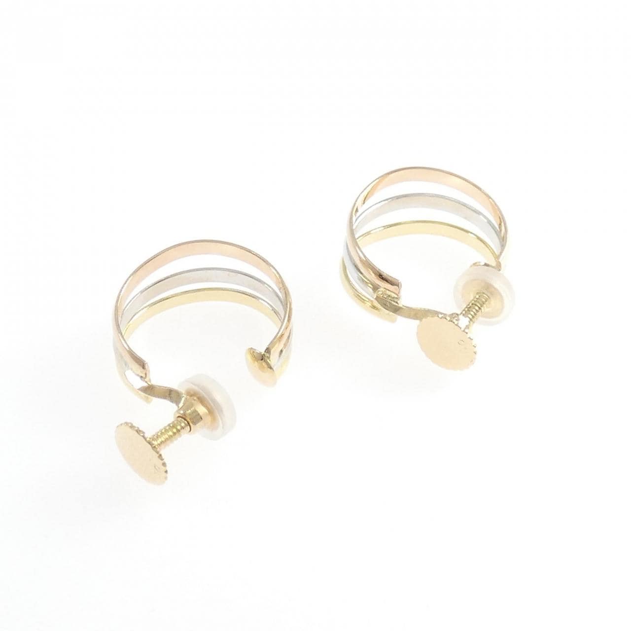 750スリーカラー イヤリング