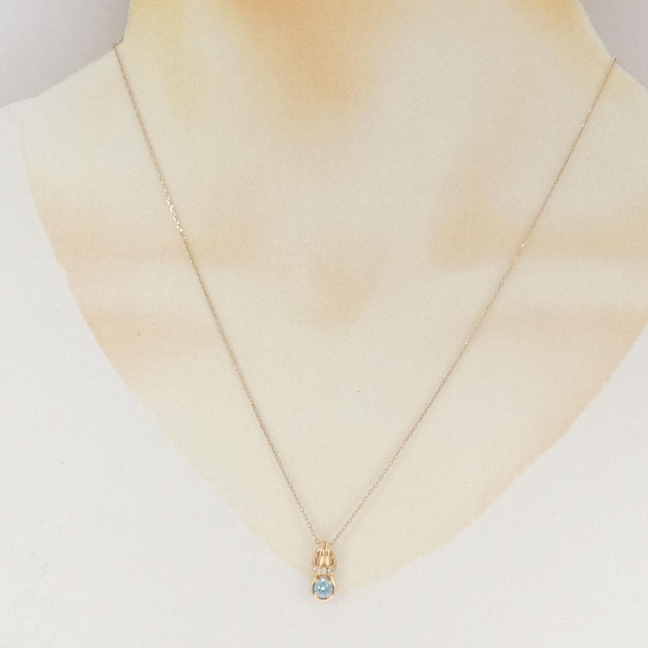 K18PG ダイヤモンド ネックレス 0.253CT