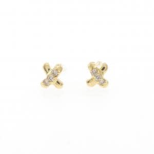 K18YG ダイヤモンド ピアス 0.10CT