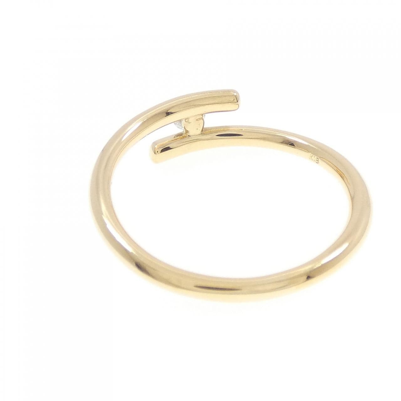 K18YG ダイヤモンド リング 0.08CT