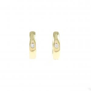 K18YG ダイヤモンド フープ ピアス 0.02CT