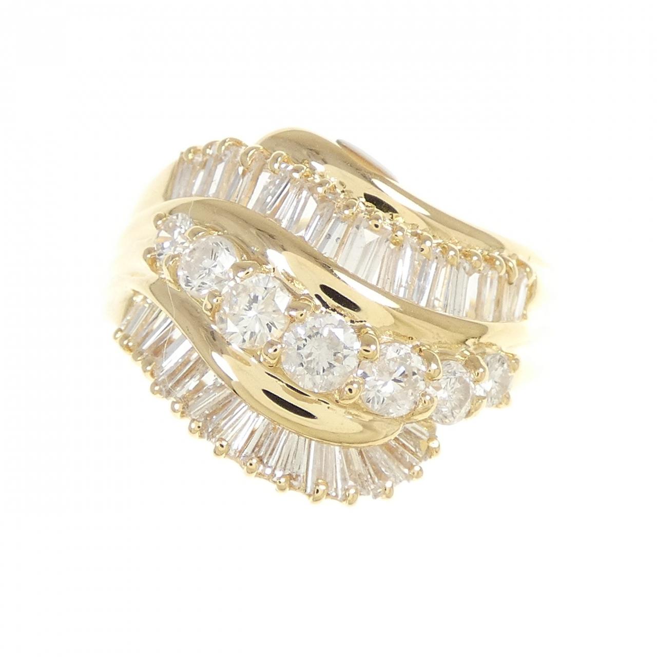 K18YG ダイヤモンド リング 1.15CT