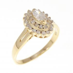 K18YG ダイヤモンド リング 0.33CT