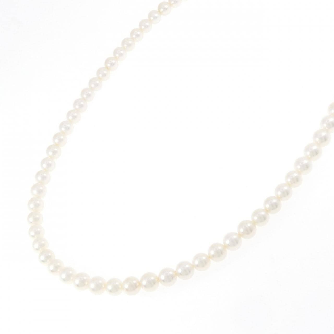 シルバークラスプ アコヤパール ネックレス 5.5-6mm