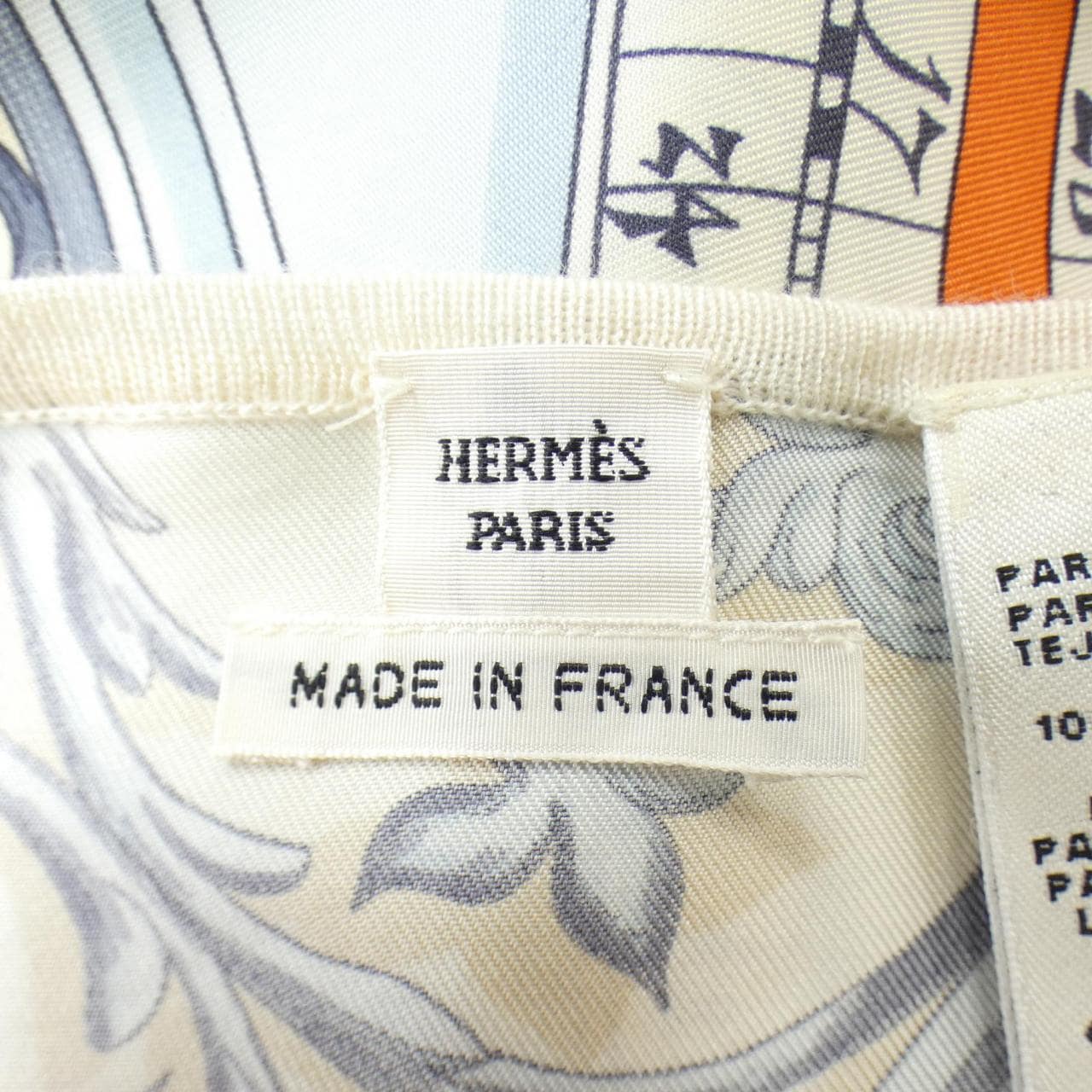 エルメス HERMES DIES ET HORE 96-7713 ツイルレーヌ. チュニック