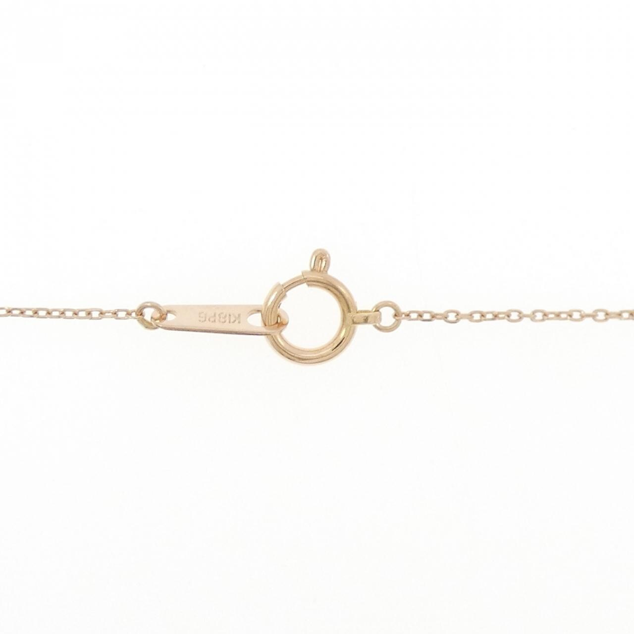 K18PG ダイヤモンド ネックレス 0.130CT