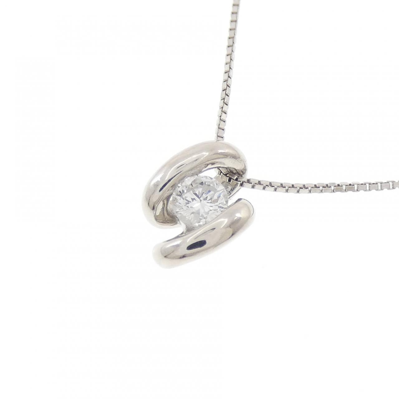 PT900/PT850 ダイヤモンド ネックレス 0.15CT