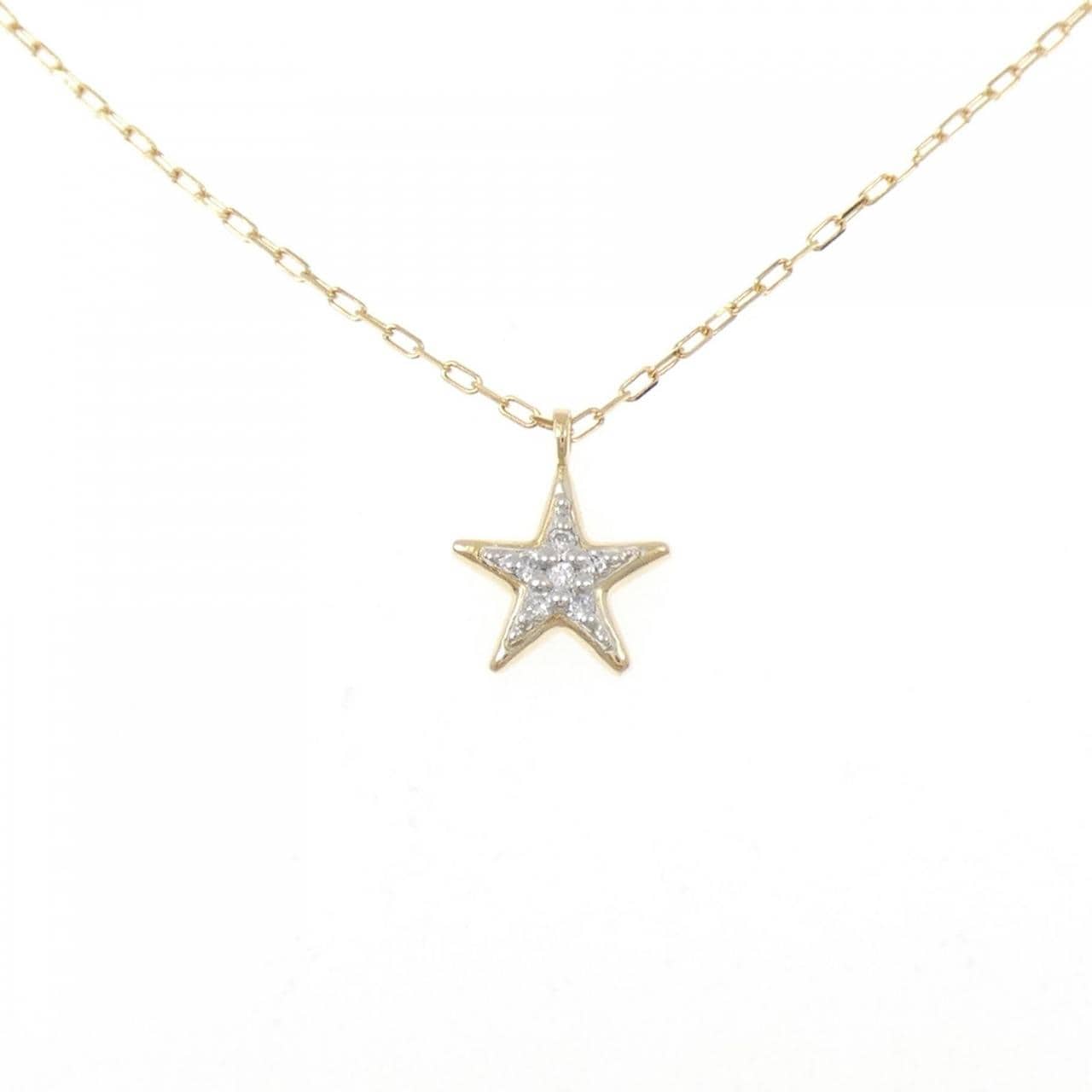 スタージュエリー スター ダイヤモンド ネックレス 0.02CT