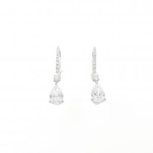 グラフ ダイヤモンド ピアス 1.01CT 1.01CT D VS2 ペアシェイプ