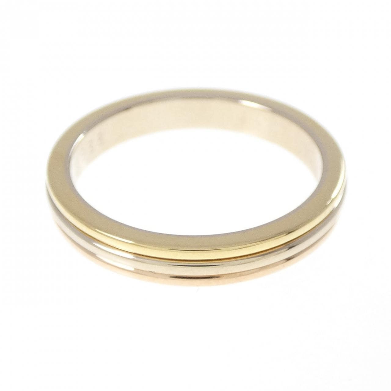 カルティエ スリーゴールドウェディング リング