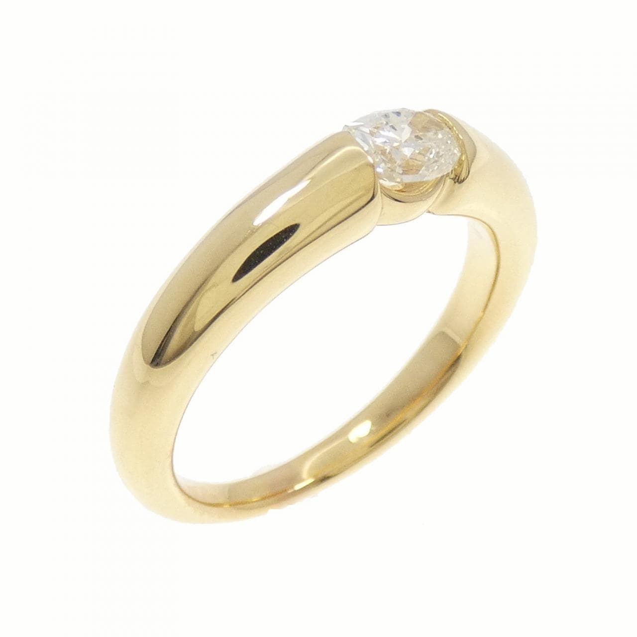 K18YG ダイヤモンド リング 0.41CT