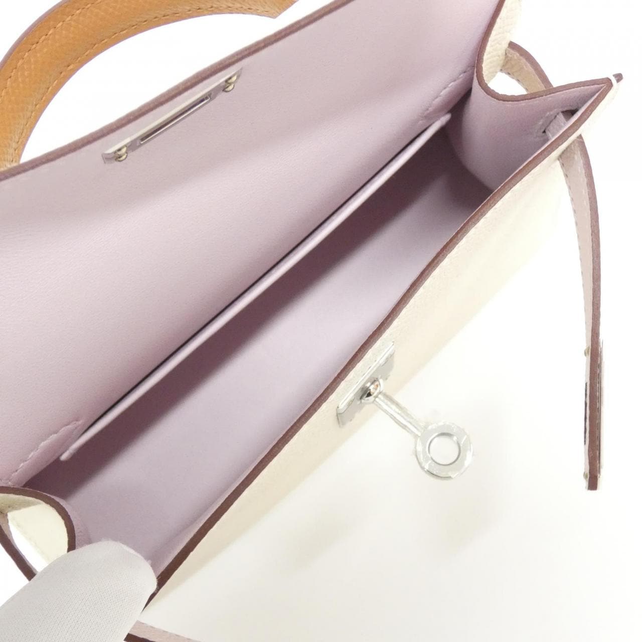 【全新未使用品】HERMES迷你凱莉2三色手袋 MINI 082732CK