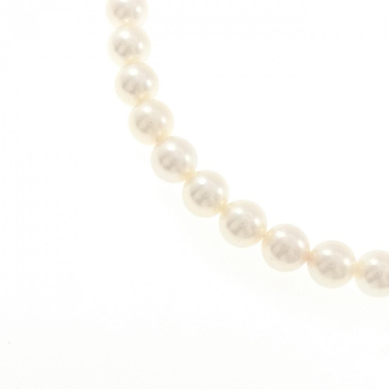 シルバークラスプ アコヤパール ネックレス 6.5-7mm