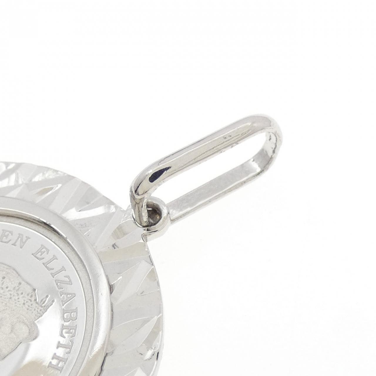 【新品】PT900(枠) コイン ペンダント