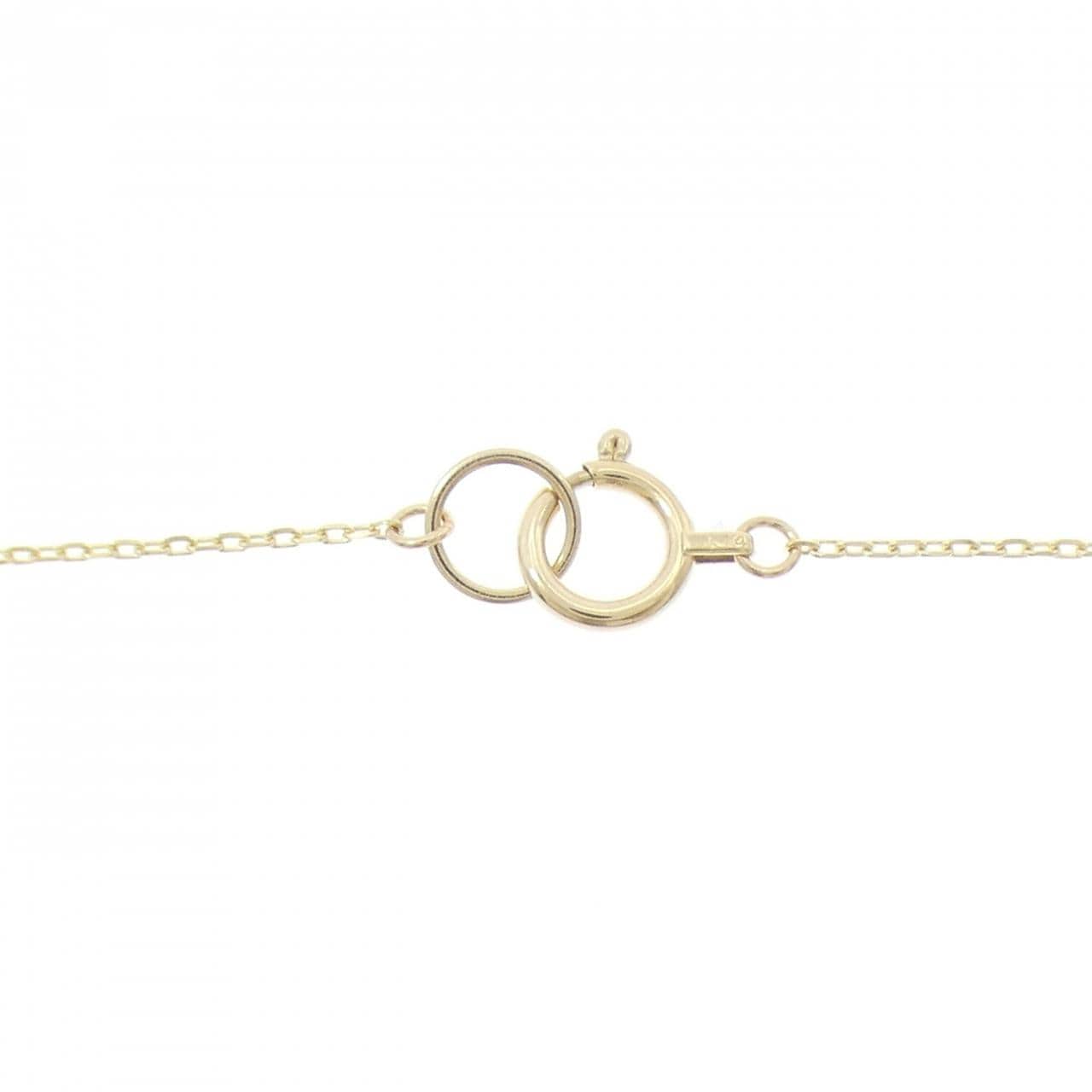 K14YG 黒蝶パール ネックレス