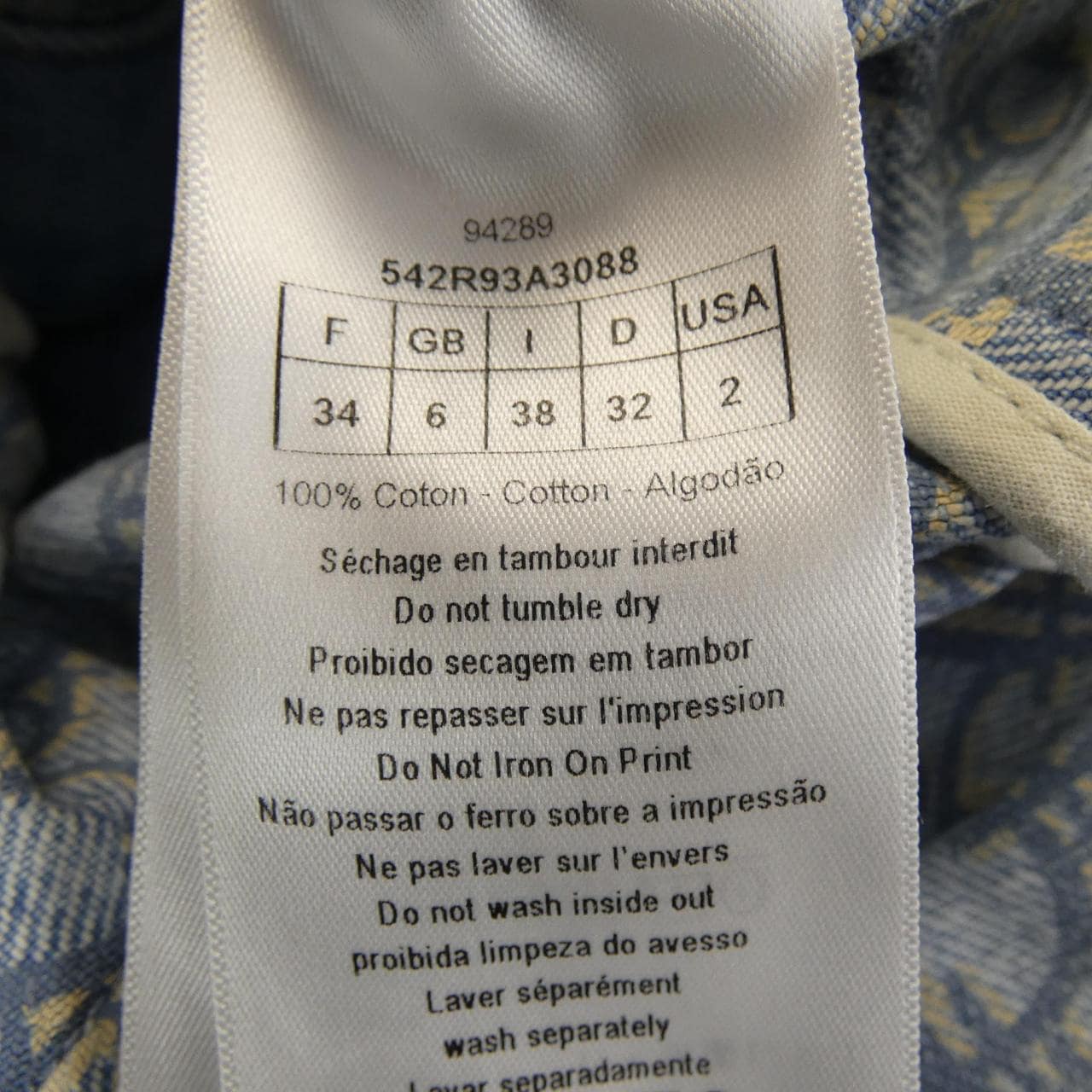 クリスチャンディオール CHRISTIAN DIOR DIORIVIERA 542R93A3088 ワンピース