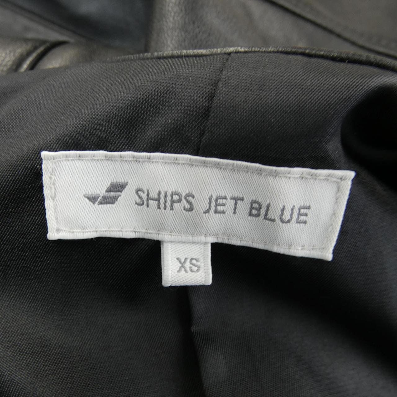 シップスジェットブルー SHIPS JET BLUE レザージャケット