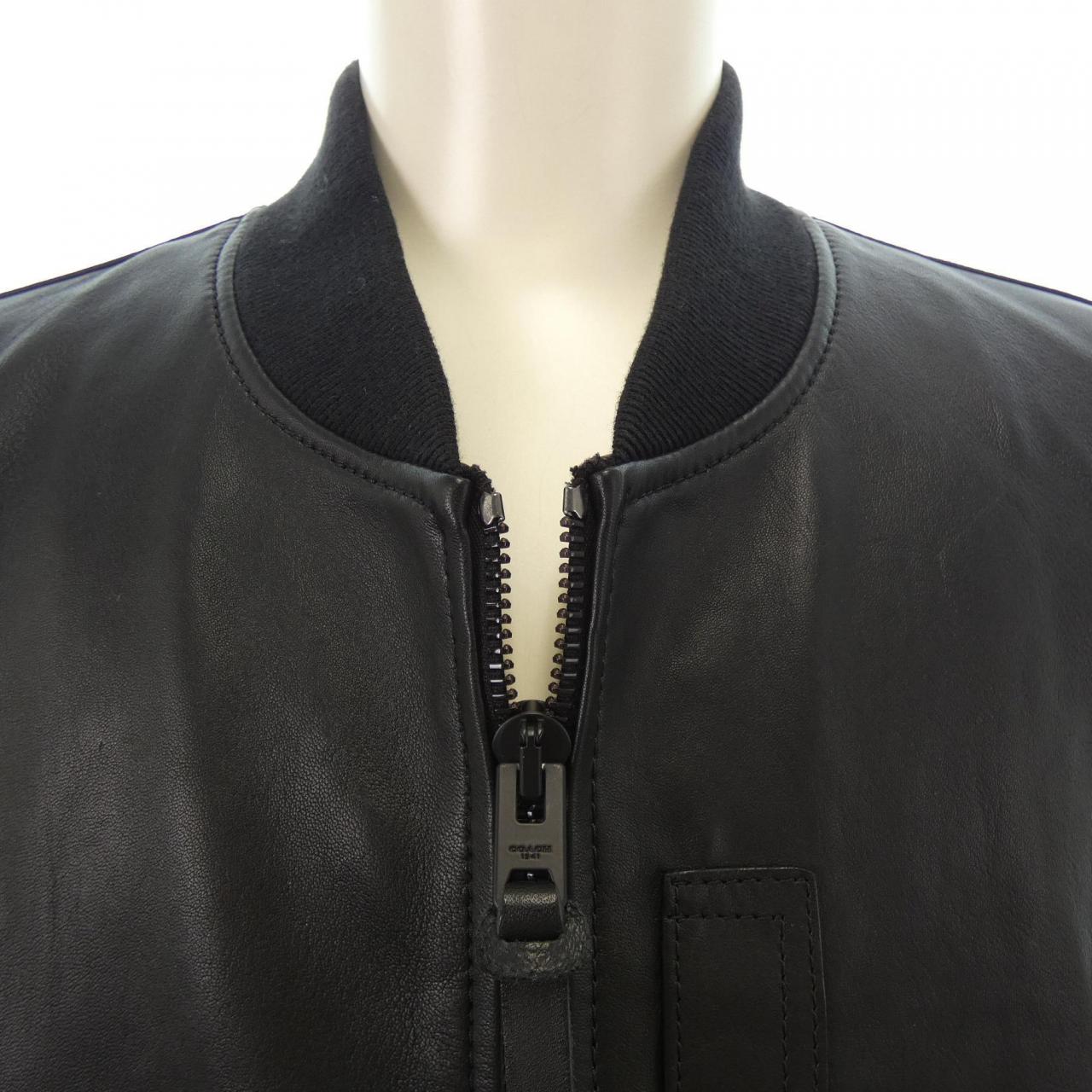 coach COACH leather jacket