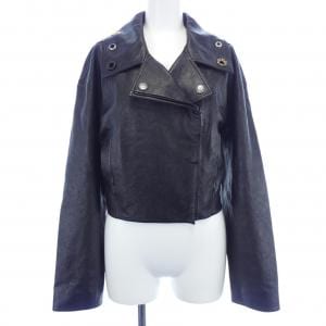 シャネル CHANEL レザーライダースジャケット
