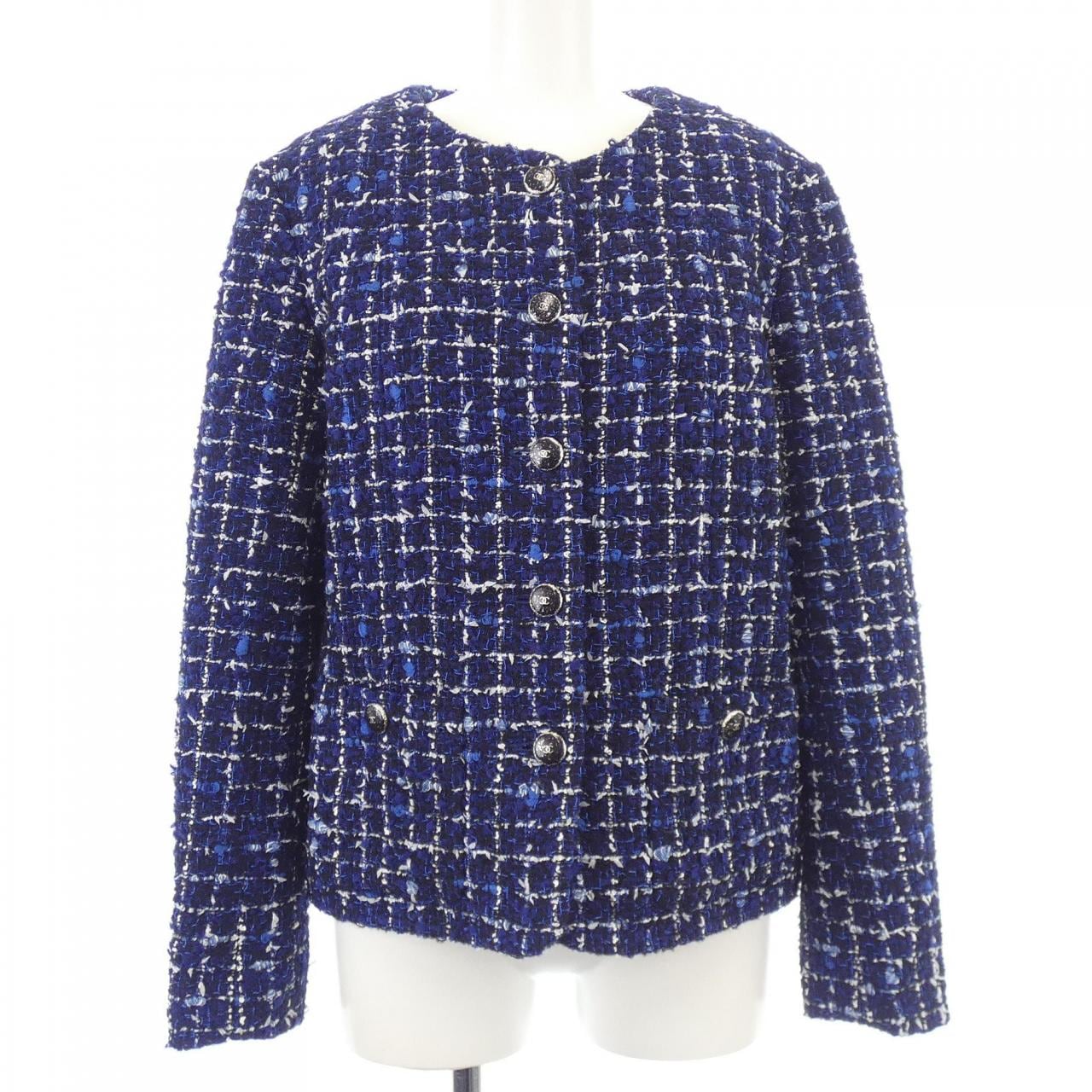 シャネル CHANEL ノーカラージャケット