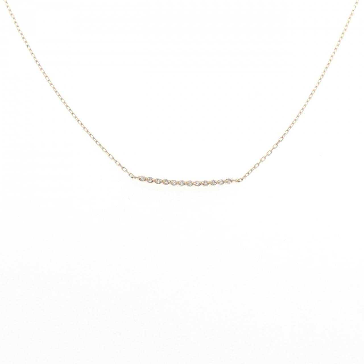 アガット ダイヤモンド ネックレス 0.06CT