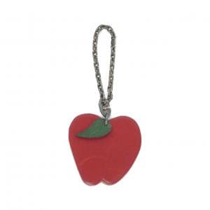 エルメス POMME フルーツ ポルト クレ 027890CA キーホルダー