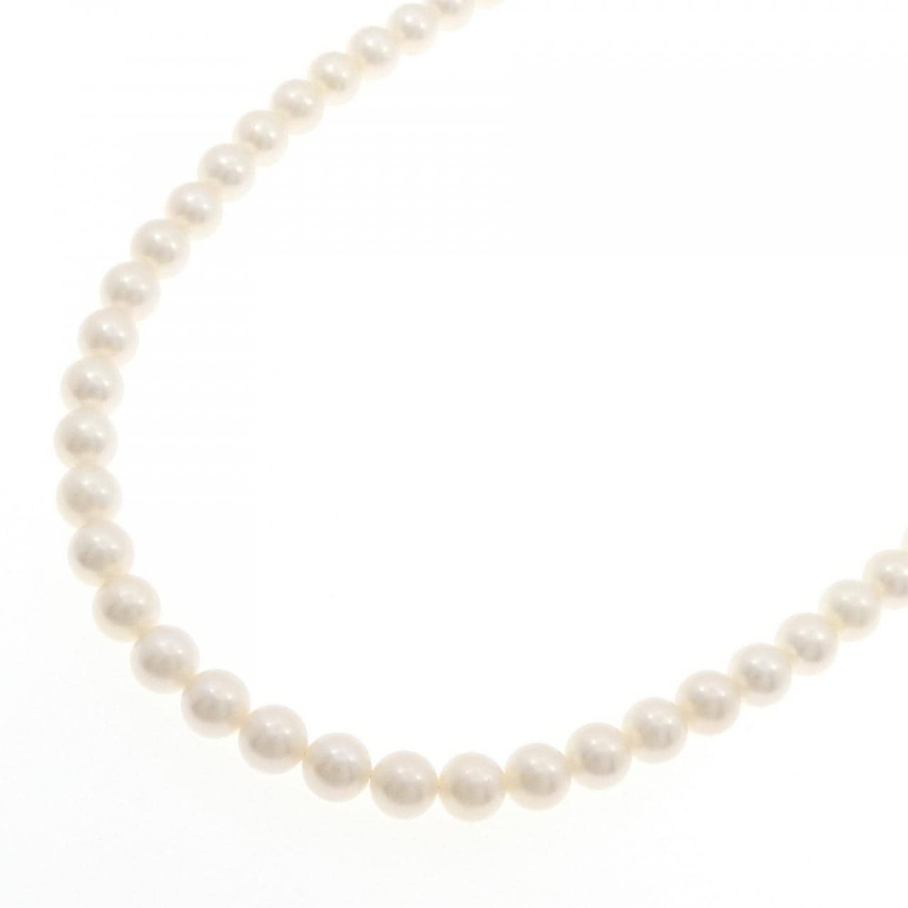 シルバークラスプ アコヤパール ネックレス 7-7.5mm
