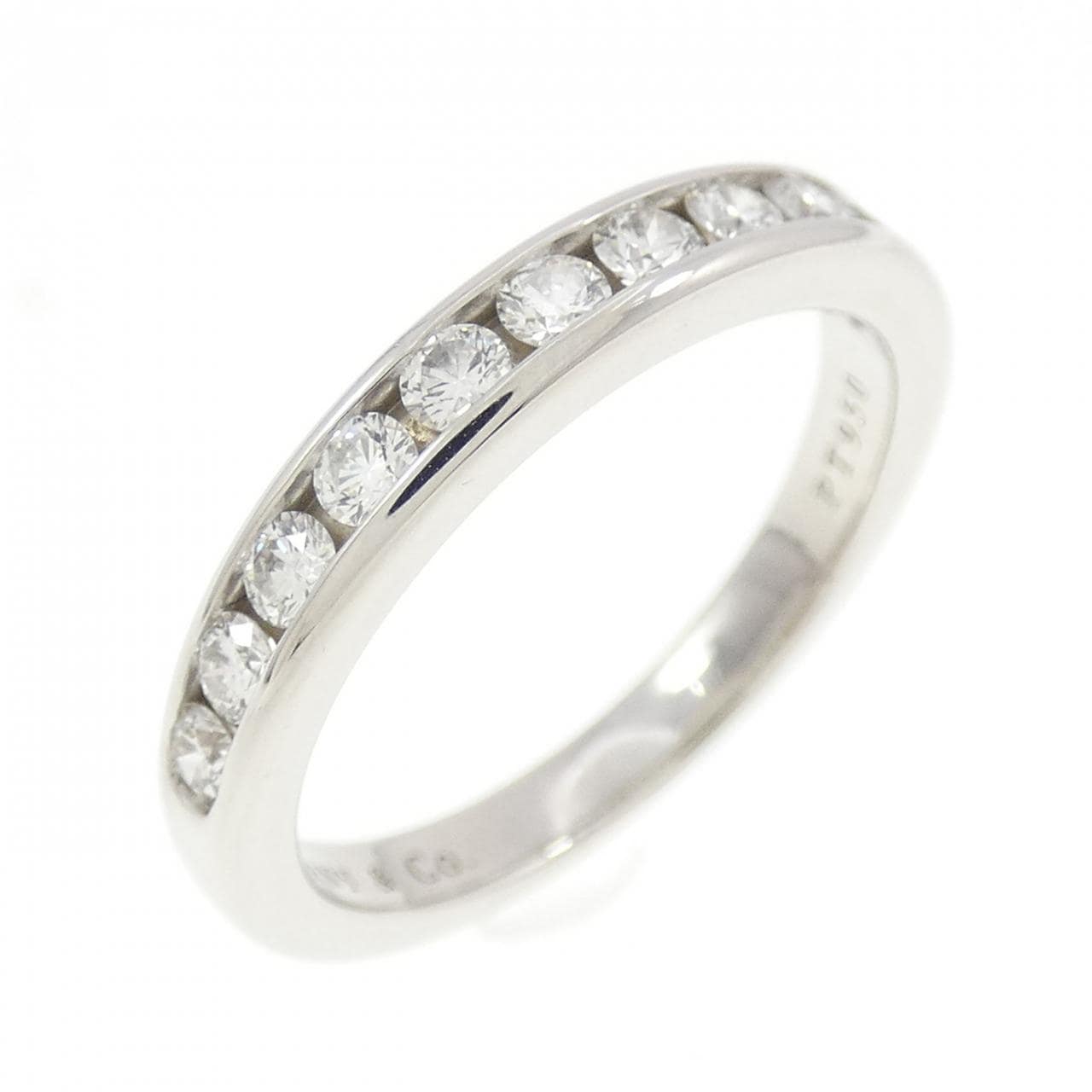 ティファニー ハーフサークル チャネルセッティング リング