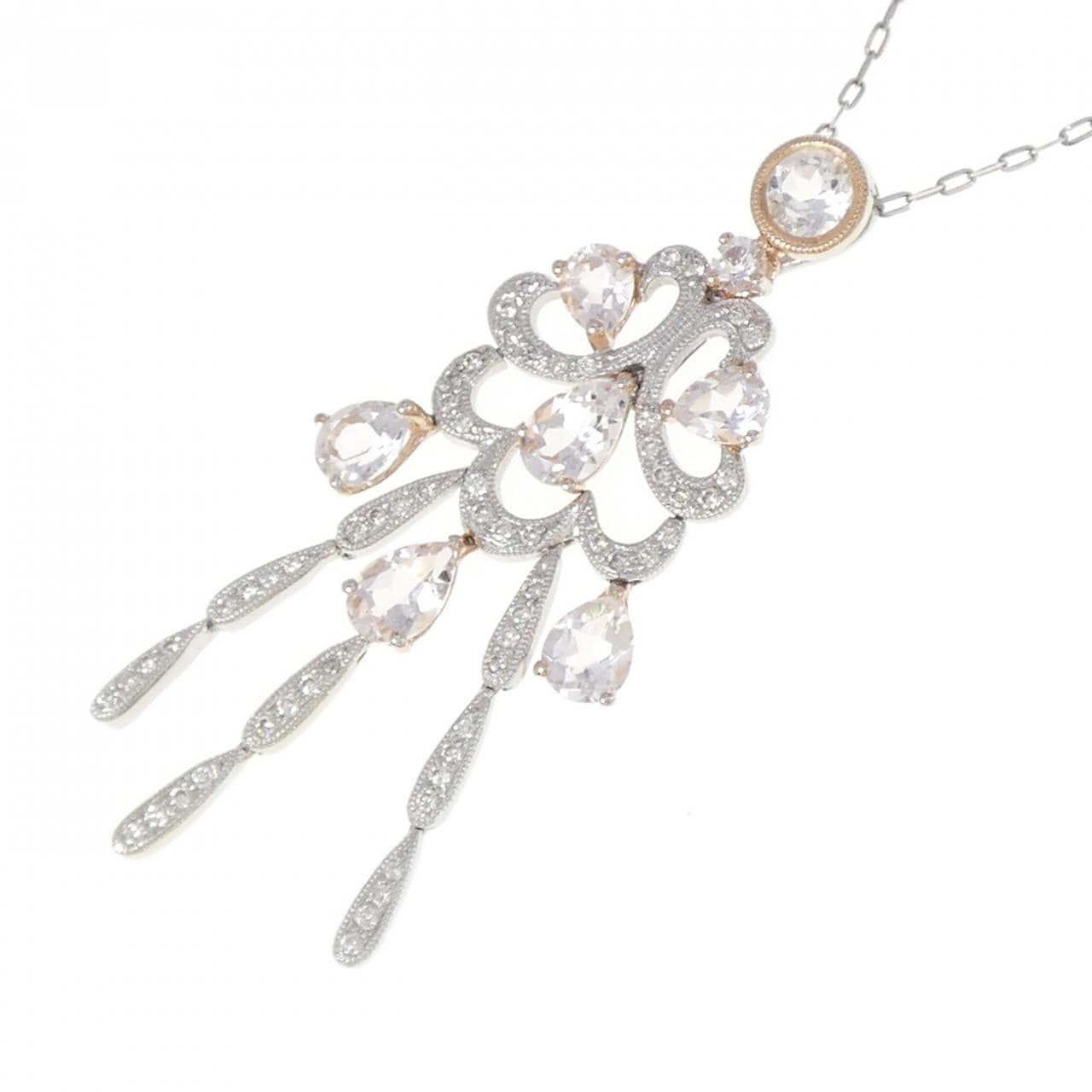 K18PG/K18WG ベリル ネックレス 2.01CT
