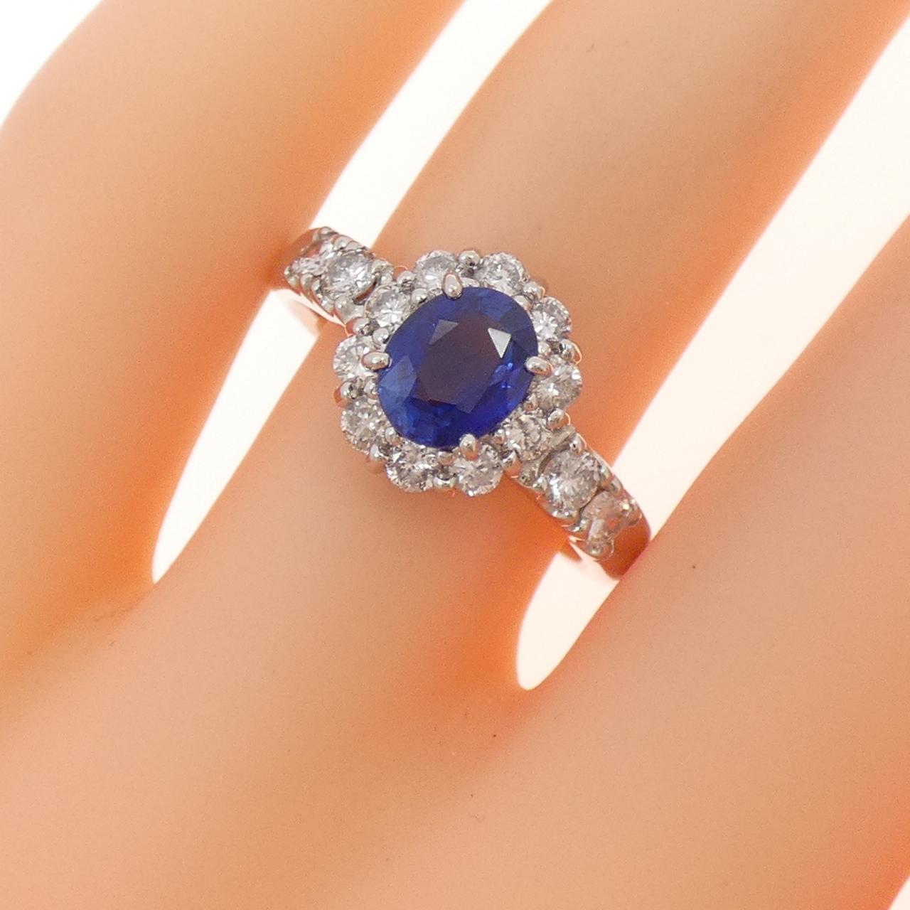 PT900 サファイヤ リング 1.04CT