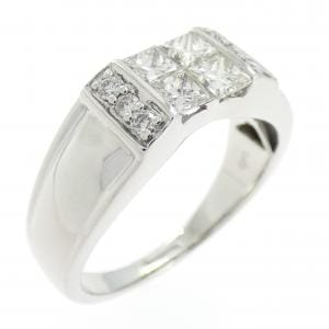 K18WG ダイヤモンド リング 0.70CT