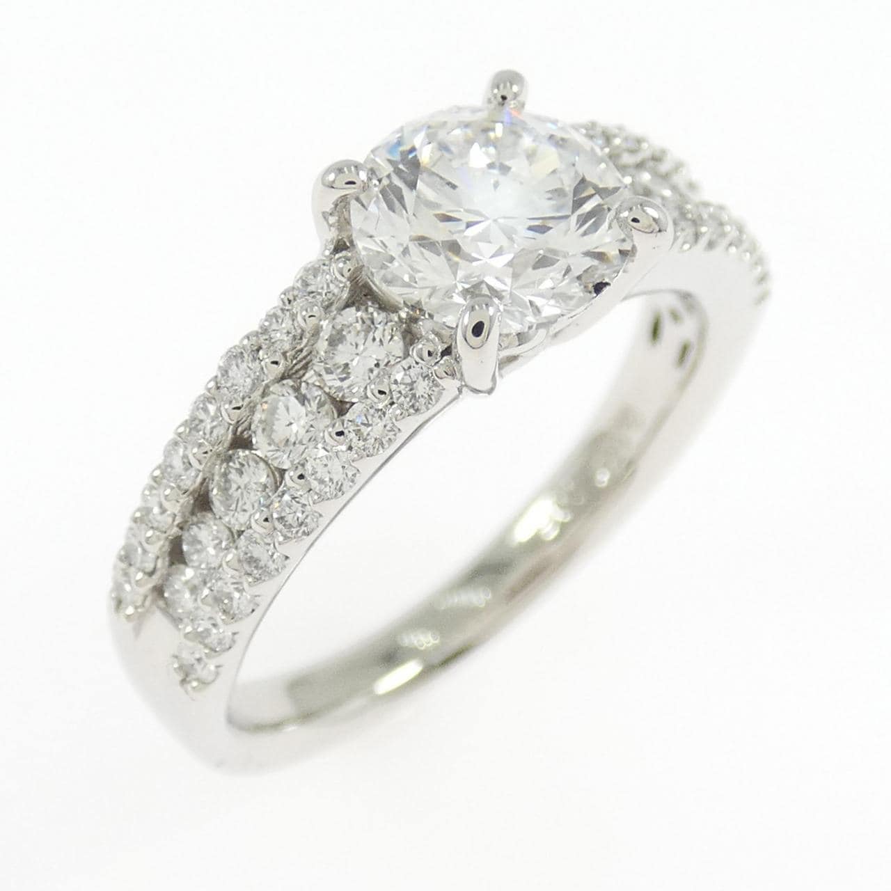 【リメイク】PT900 ダイヤモンド リング 1.06CT D VS1 3EXT