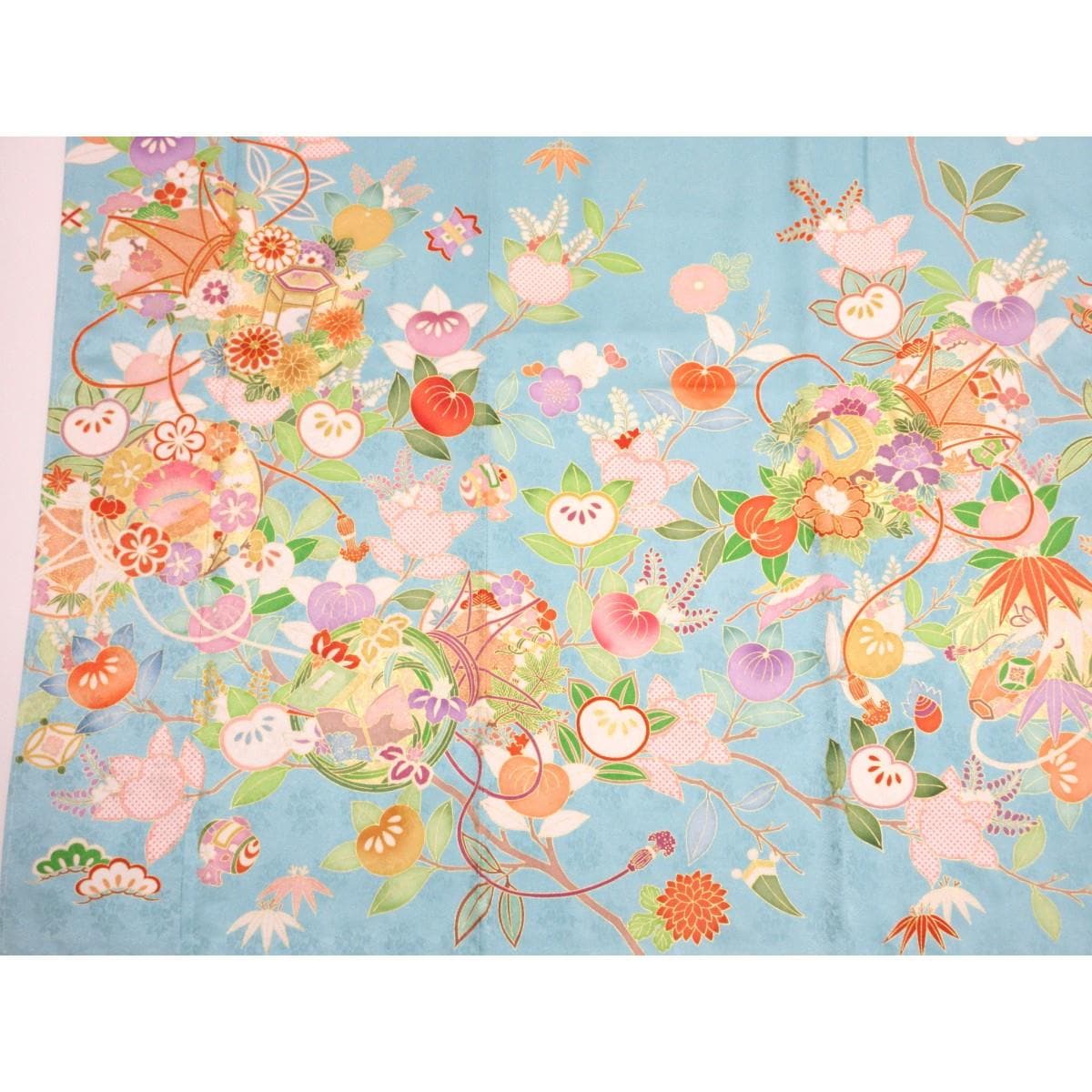 【新品】振袖　【吉澤織物】友禅金彩加工