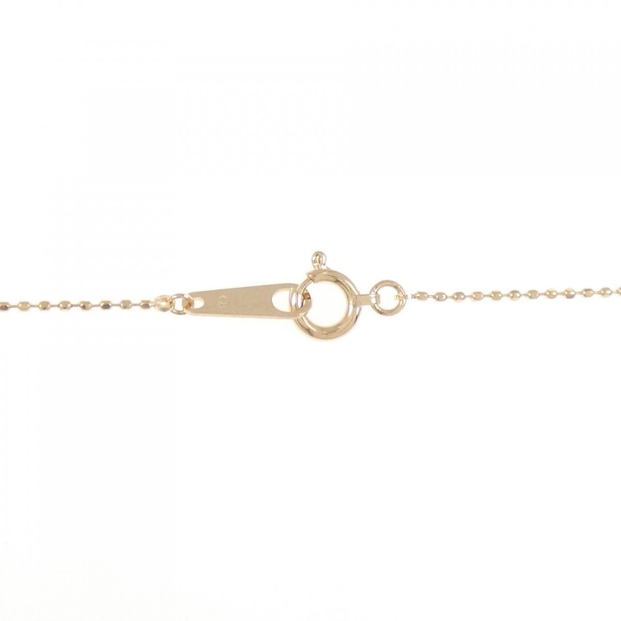 K18PG ハート ダイヤモンド ネックレス 0.05CT