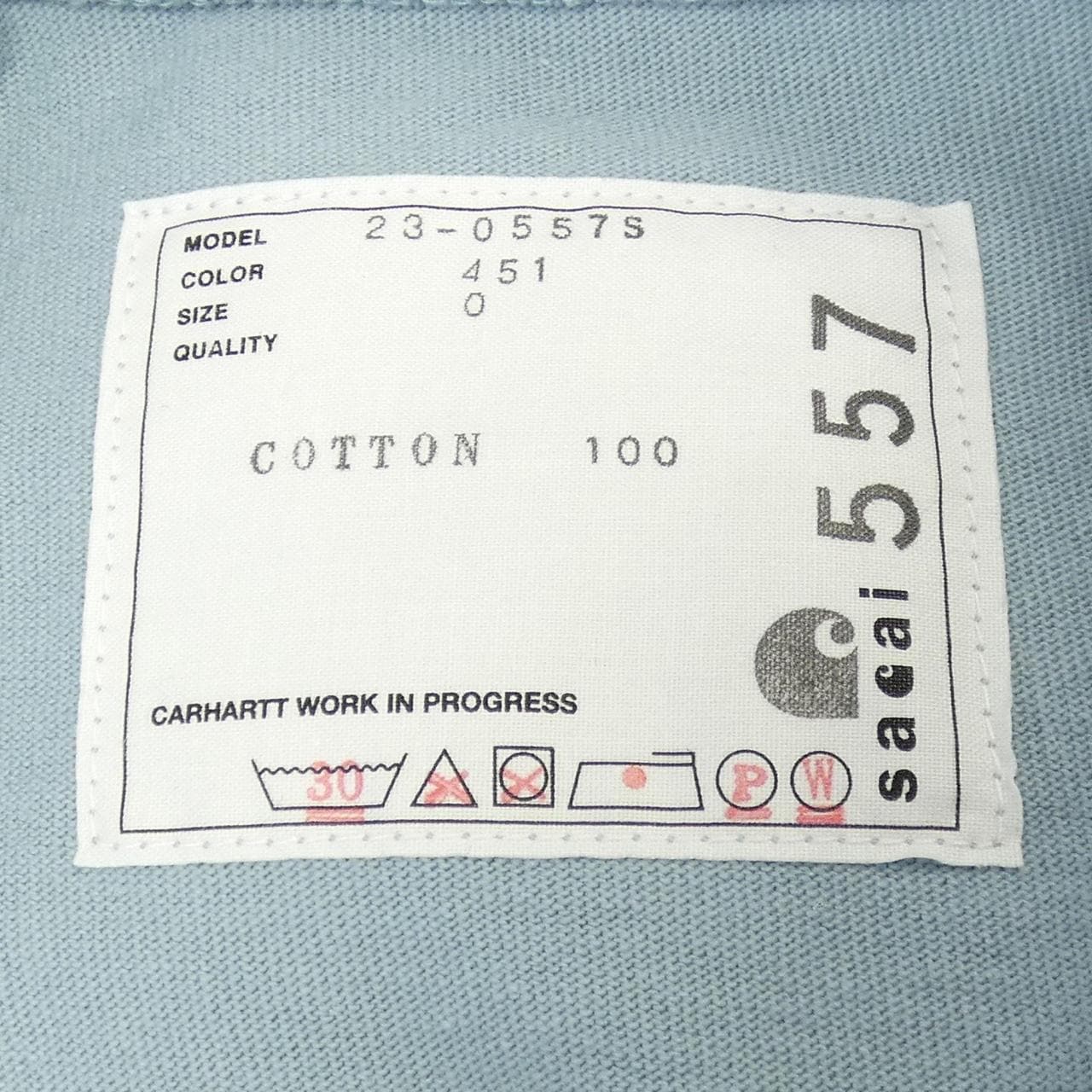 サカイ SACAI CARHARTT WIP 23-0557S UNISEX Tシャツ