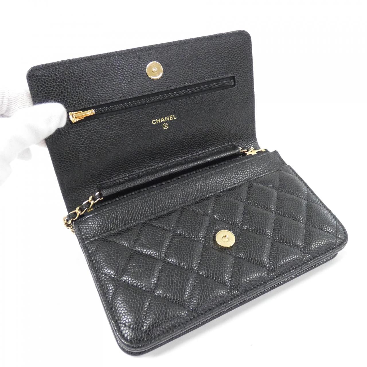 CHANEL Timeless Classic Line AP0250 Chain Wallet