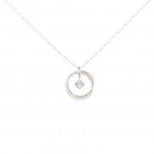 K18WG/K18PG ダイヤモンド ネックレス 0.30CT