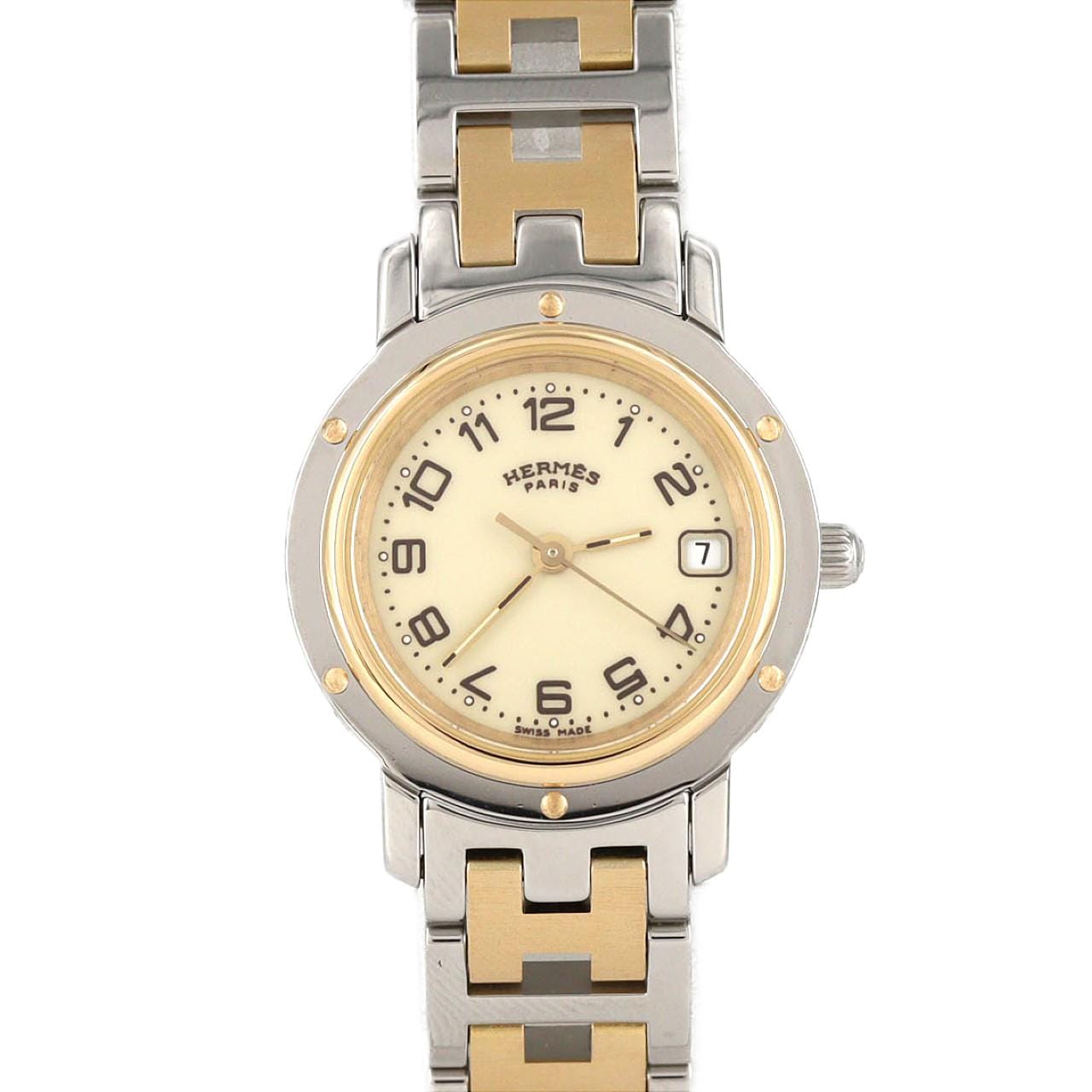 エルメス クリッパー コンビ CL4.220 SSxGP クォーツ