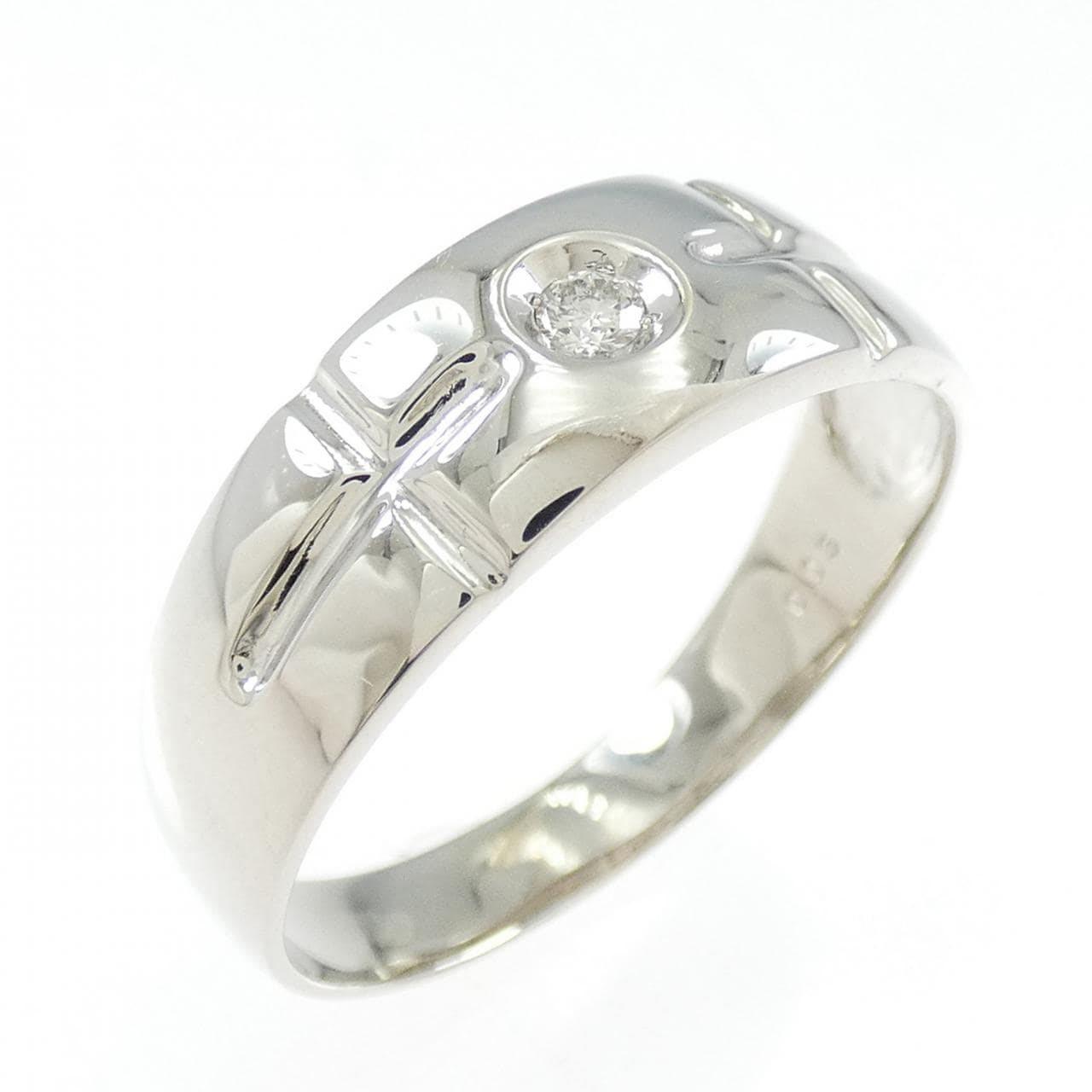 【新品】PT900 ダイヤモンド リング 0.05CT