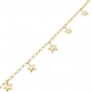 K18YG スター ブレスレット
