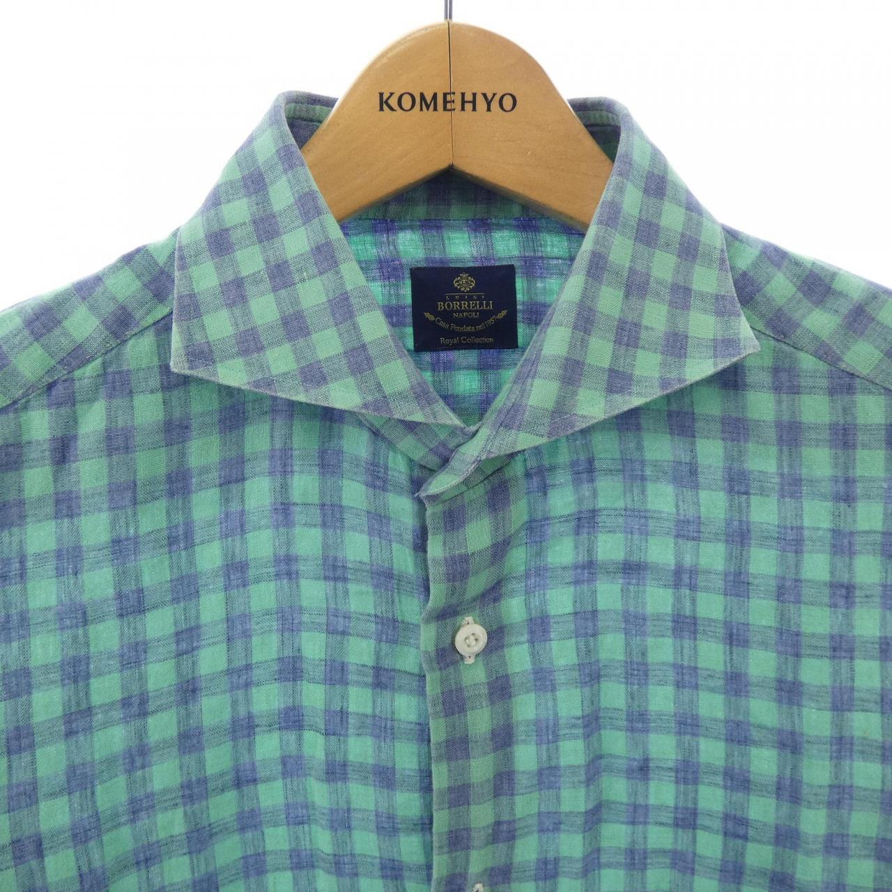 ルイジボレッリ LUIGI BORRELLI シャツ