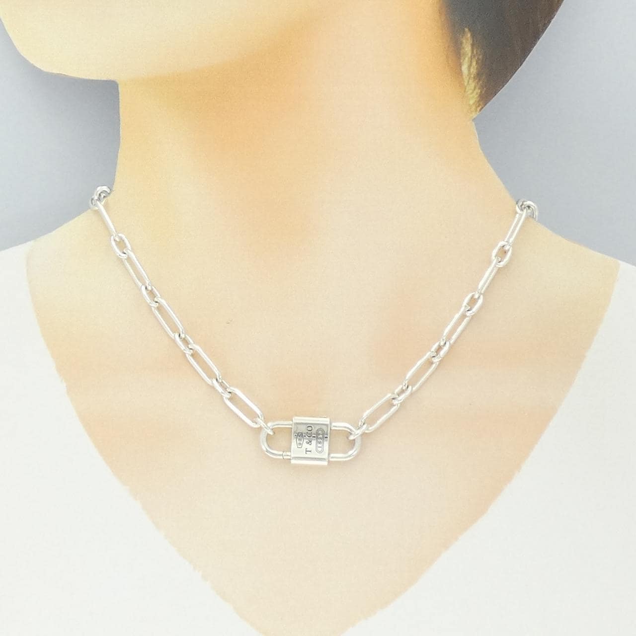 ティファニー 1837 ミディアム ダブルロック ネックレス