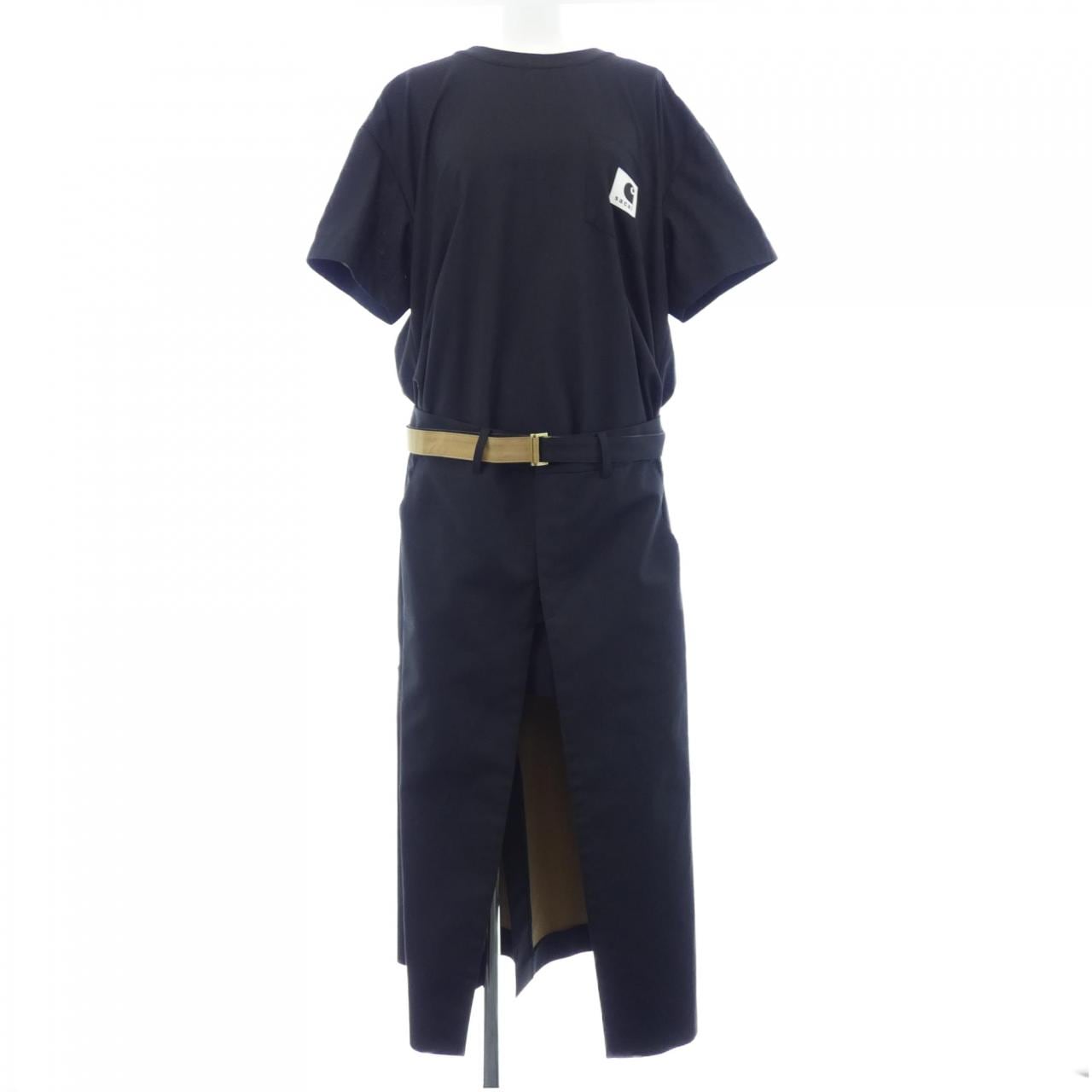 SACAI CARHARTT SUITING BONDING DRESS 24-07188
