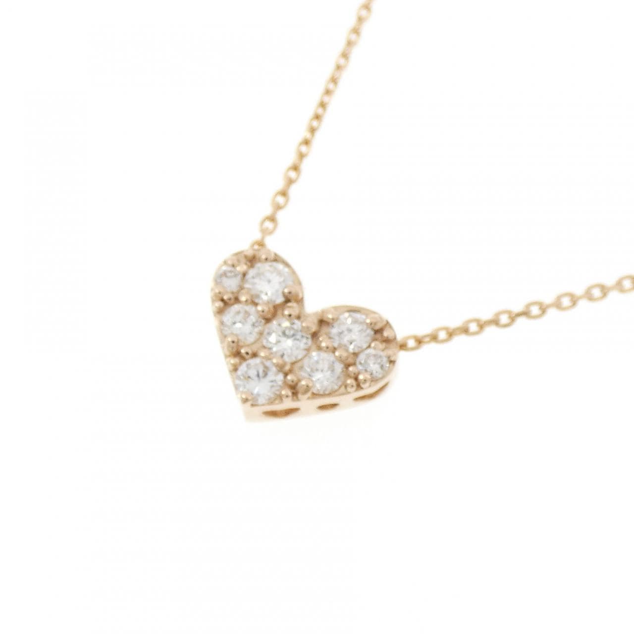 ポンテヴェキオ ハート ダイヤモンド ネックレス 0.20CT
