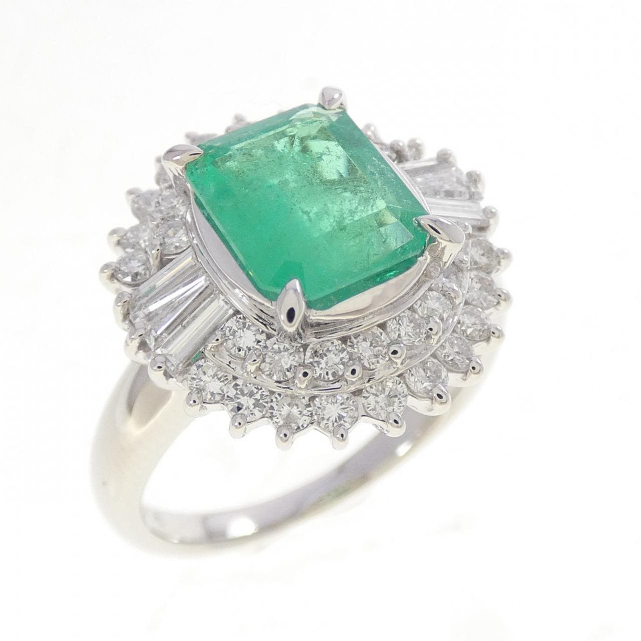 PT900 エメラルド リング 1.47CT