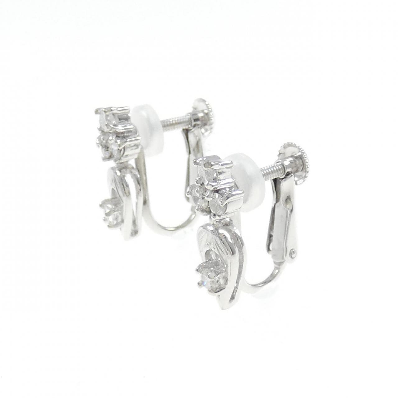 K14WG Diamond earrings
