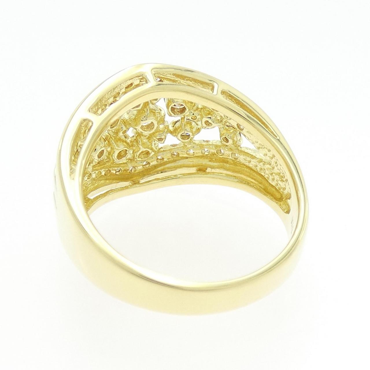 K18YG ダイヤモンド リング 1.08CT