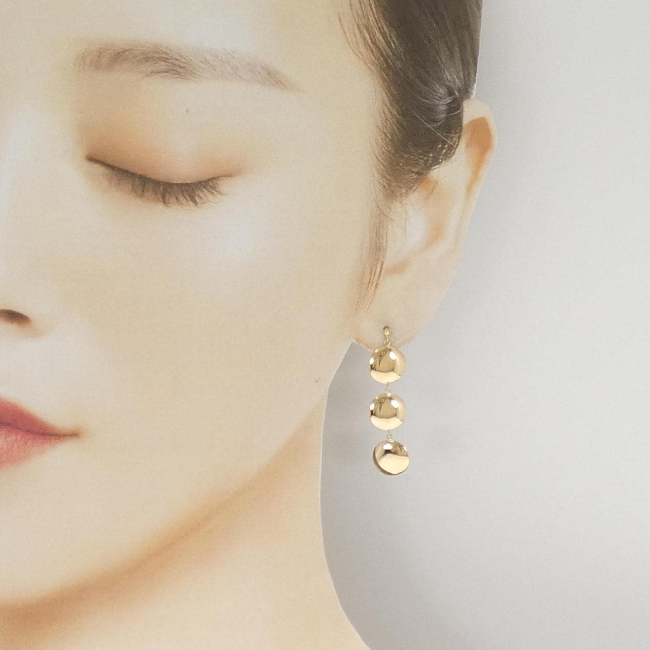 K18YG/K18PG ピアス