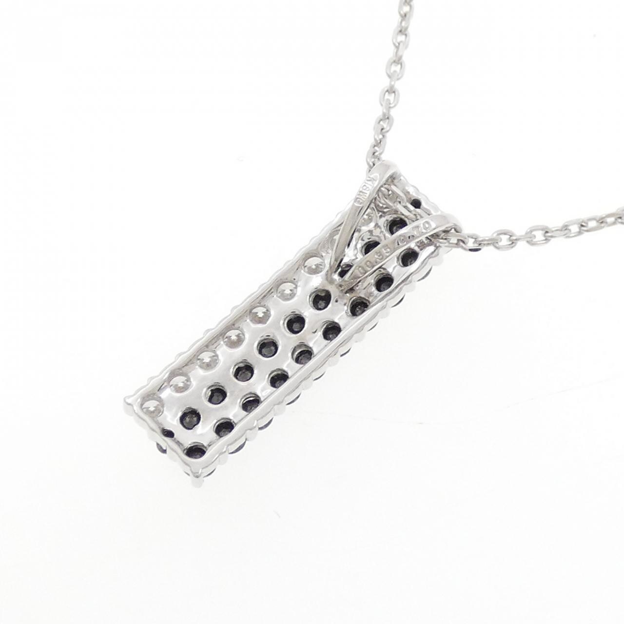 K18WG ダイヤモンド ネックレス 0.70CT